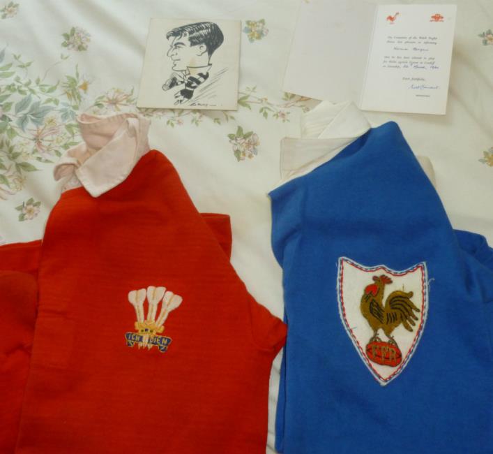 Wales and France jerseys